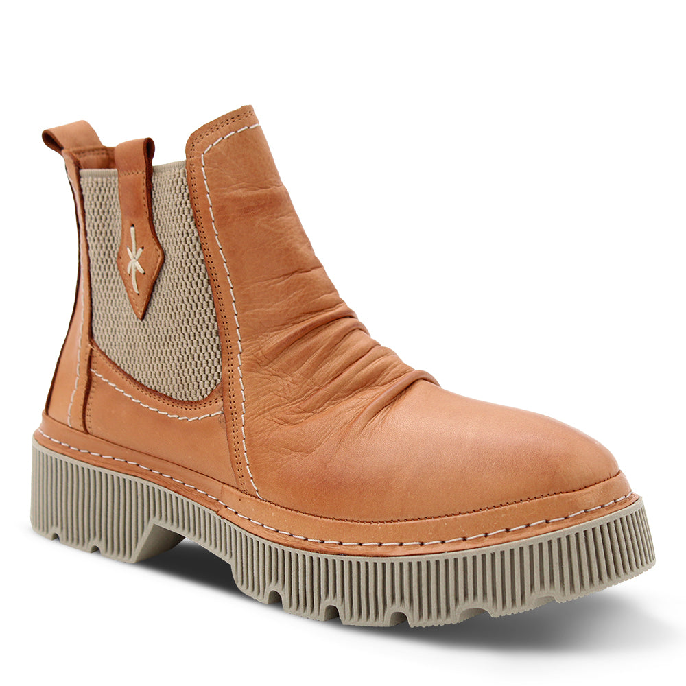 Sala Ripper Women's Flat Chunky Boot Coconut