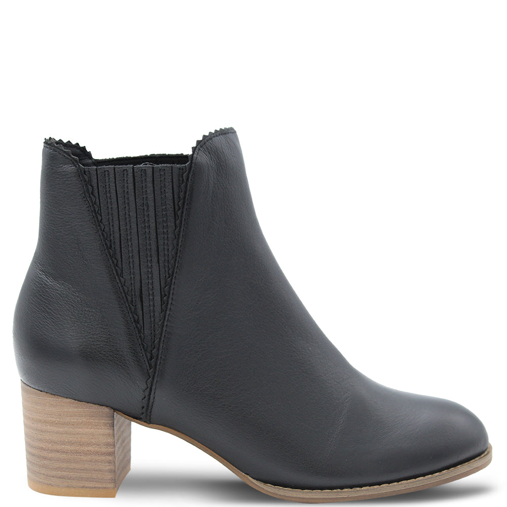 Django & Juliette Sanity Women's Heel Boots Black