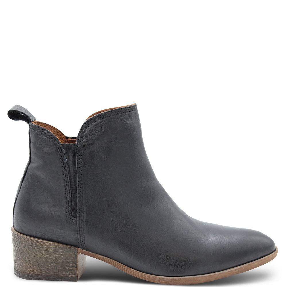 Bueno Silo Women's low heel boots Black