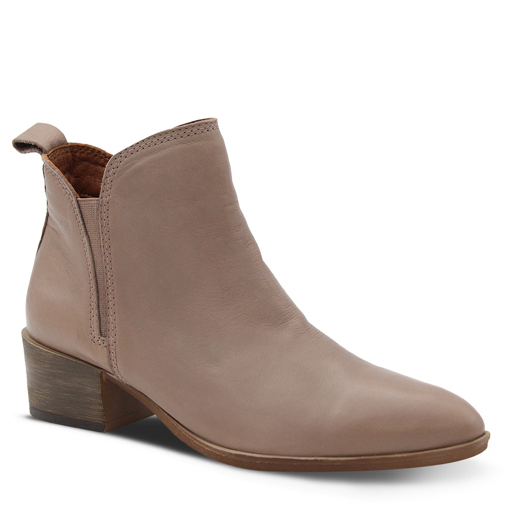 Bueno Silo Women's low heel boots Dark Stone