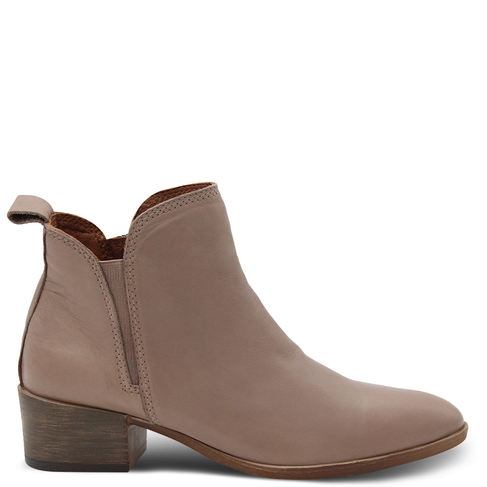 Bueno Silo Women's low heel boots Dark Stone