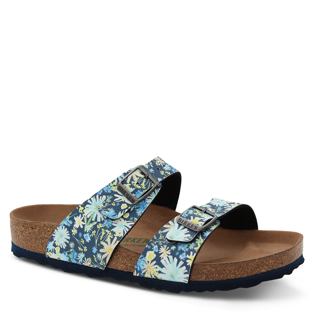 Birkenstock Sydney Vegan Women's Slides Blue Multi