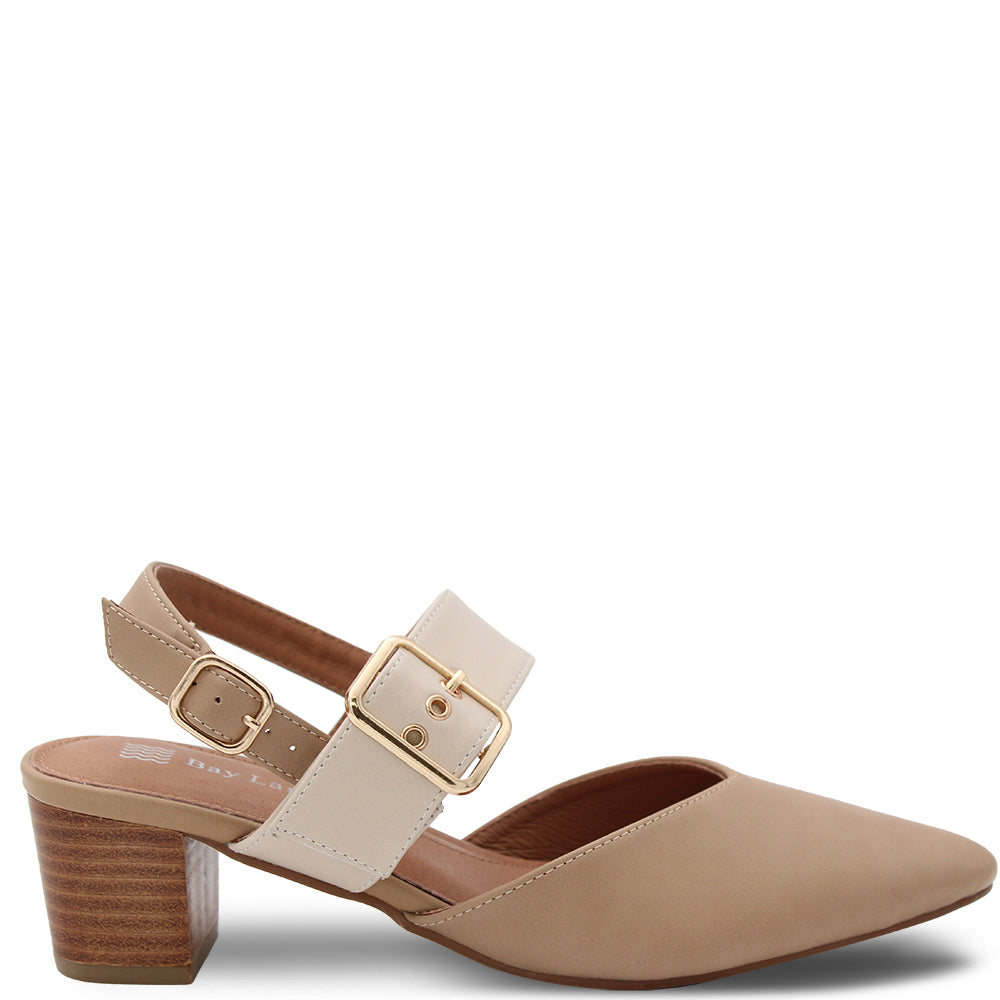 Bay Lane Talia Women's Mid Heel Latte