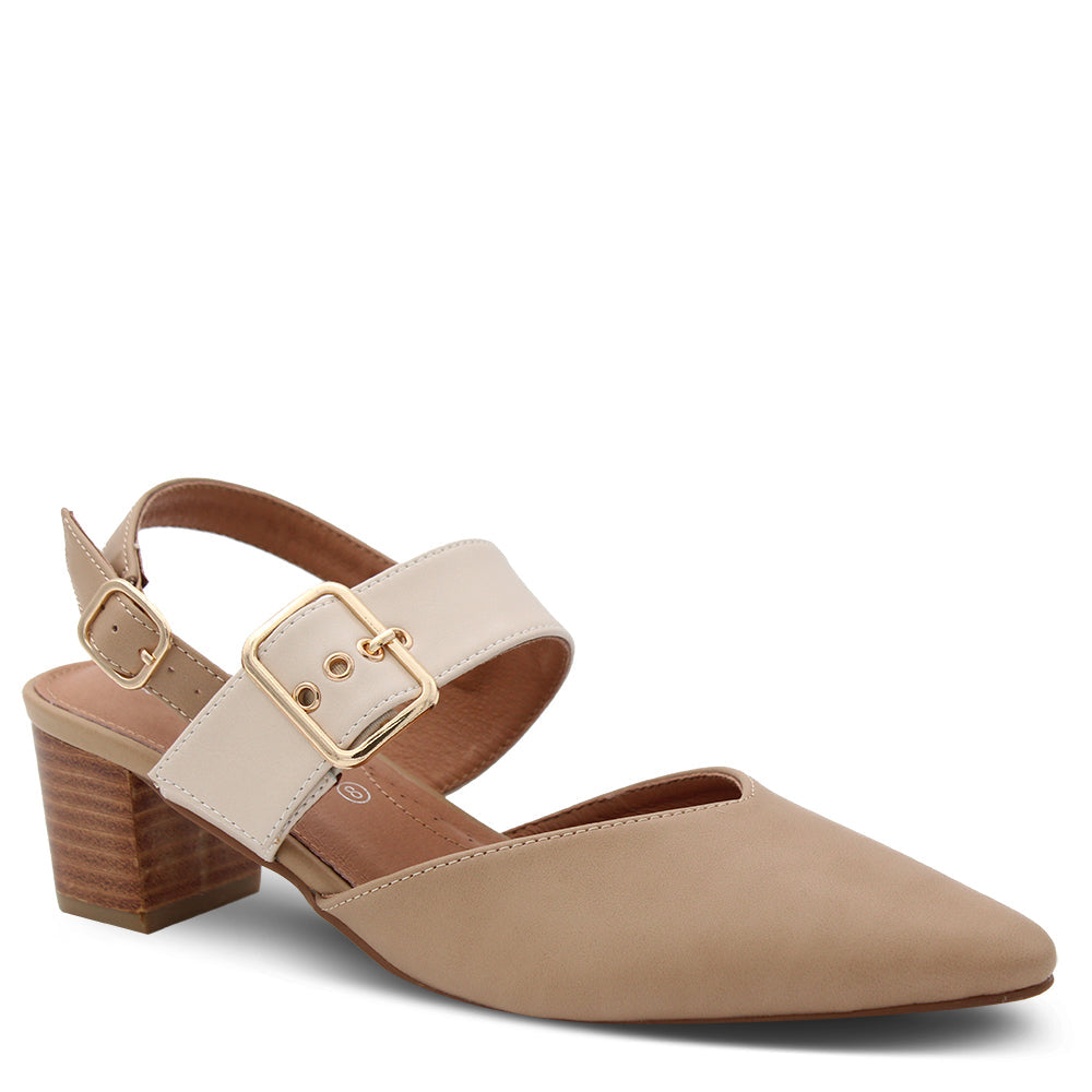 Bay Lane Talia Women's Mid Heel Latte