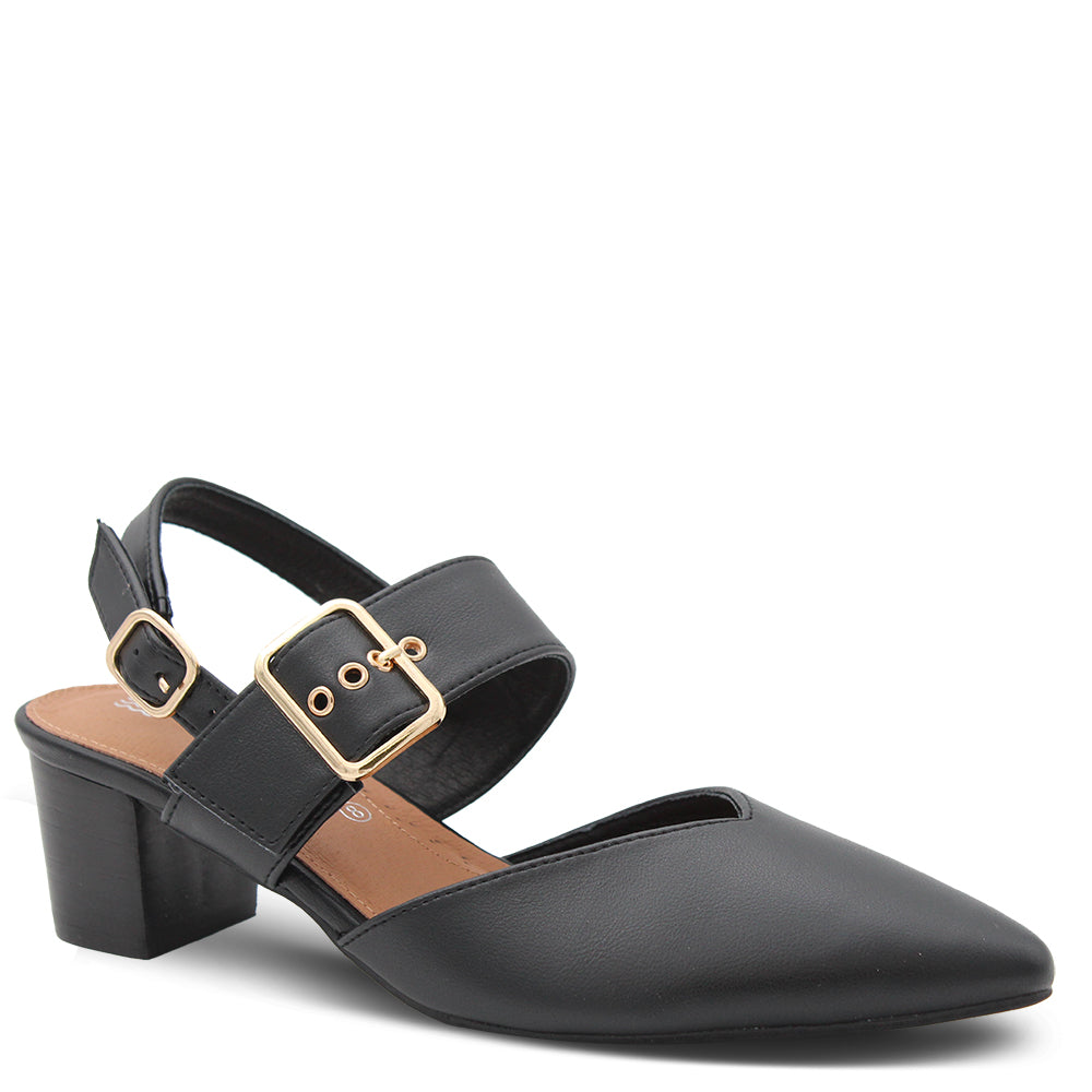 Bay Lane Talia Women's Mid Heel Black