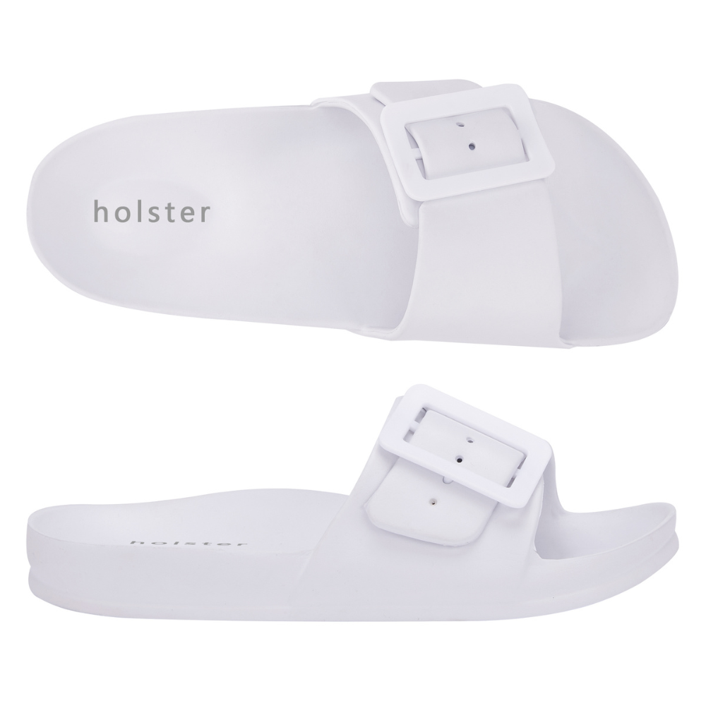 Holster Solace Womens Slides White