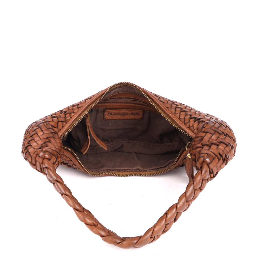 ORAN LEATHER HANDBAG WINDSOR OAK
