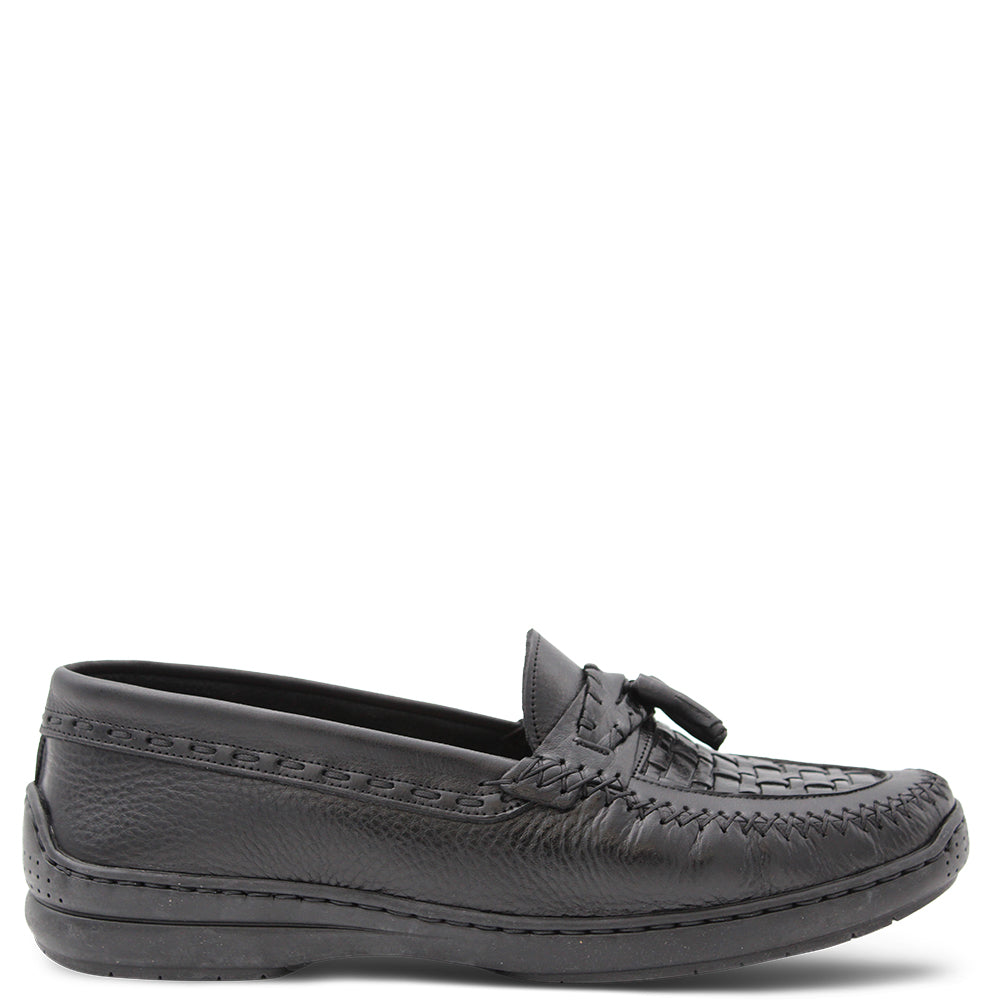 Palmone Wasa Black Mens Moccasin