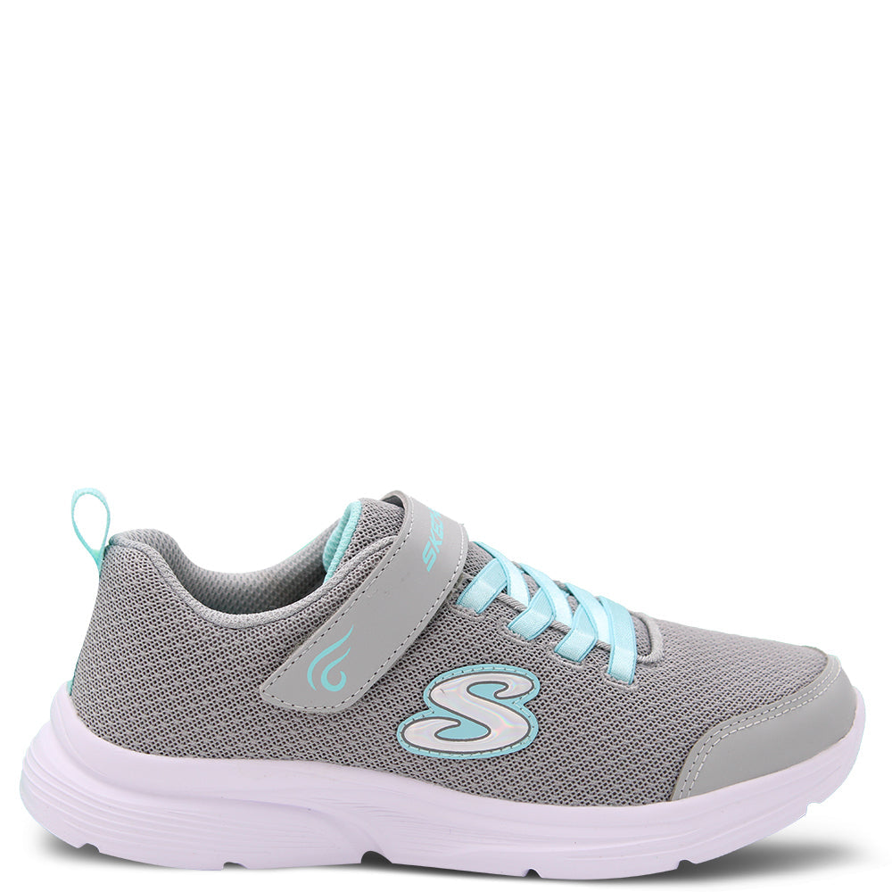 Skechers Wavy Lights Blissfully Free Kids Sneakers Grey