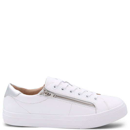 Taos Z soul Lux Women's Leather Sneakers White