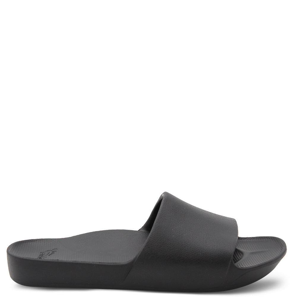 Archies Arch Support Slides Black