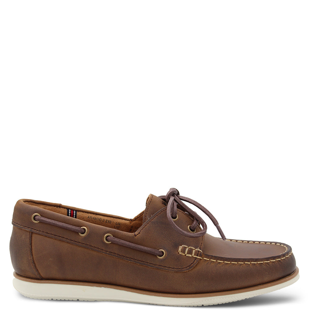 Florsheim Atlantic 2 Eye Men's Boat Shoes Brown