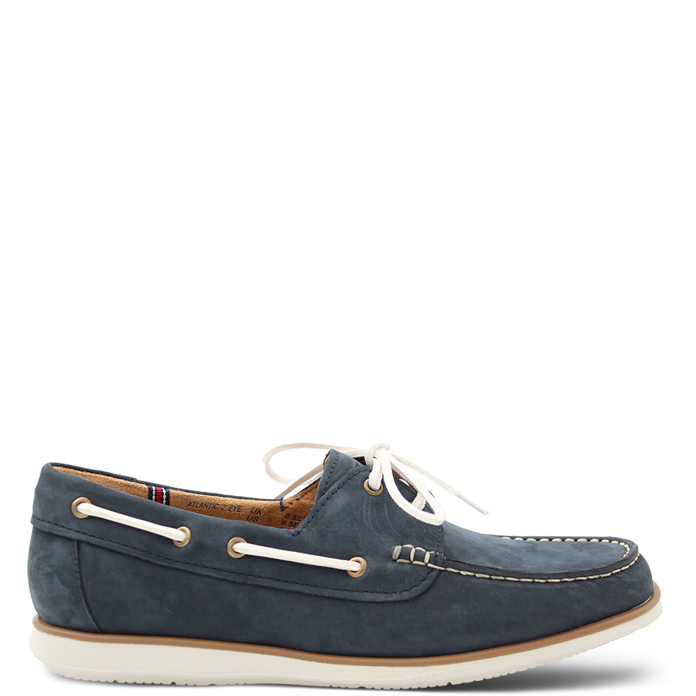 Florsheim Atlantic 2 Eye Men's Boat Shoes Navy