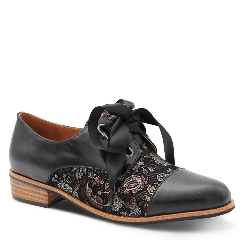 Bresley Avit Women's Flat Court Black & Bronze
