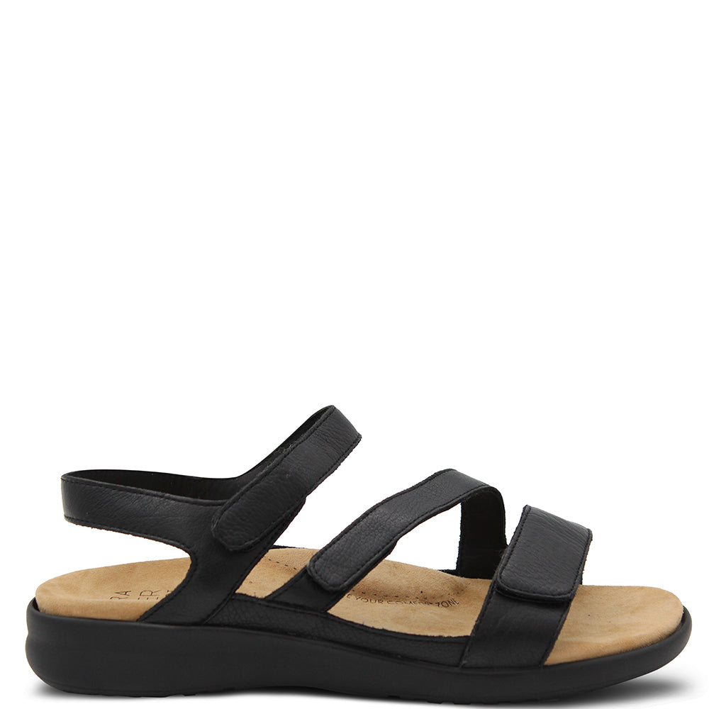 Ziera Boyde Women's Flat Sandals Black