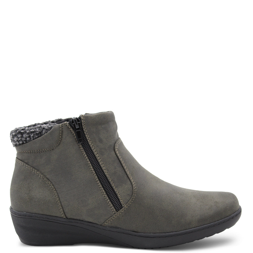 Bay Lane Castell Womens Flat Boots Khaki