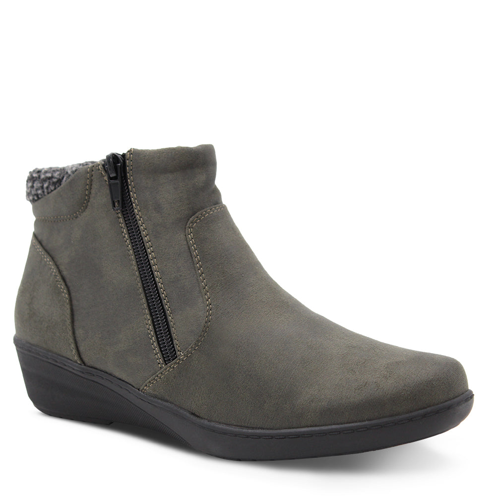 Bay Lane Castell Womens Flat Boots Khaki