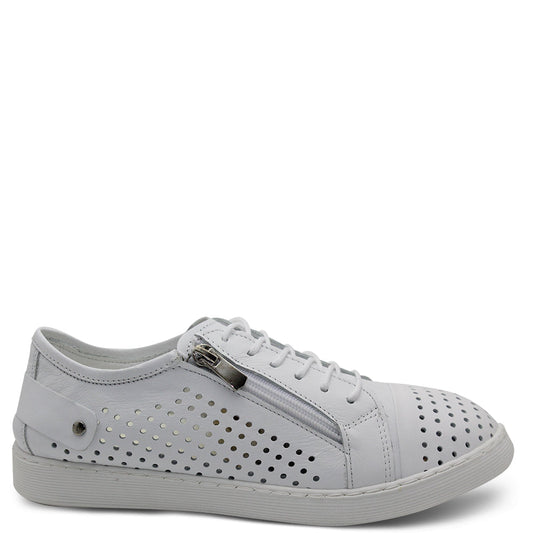 Cabello EG17 White Womens Casual Sneaker