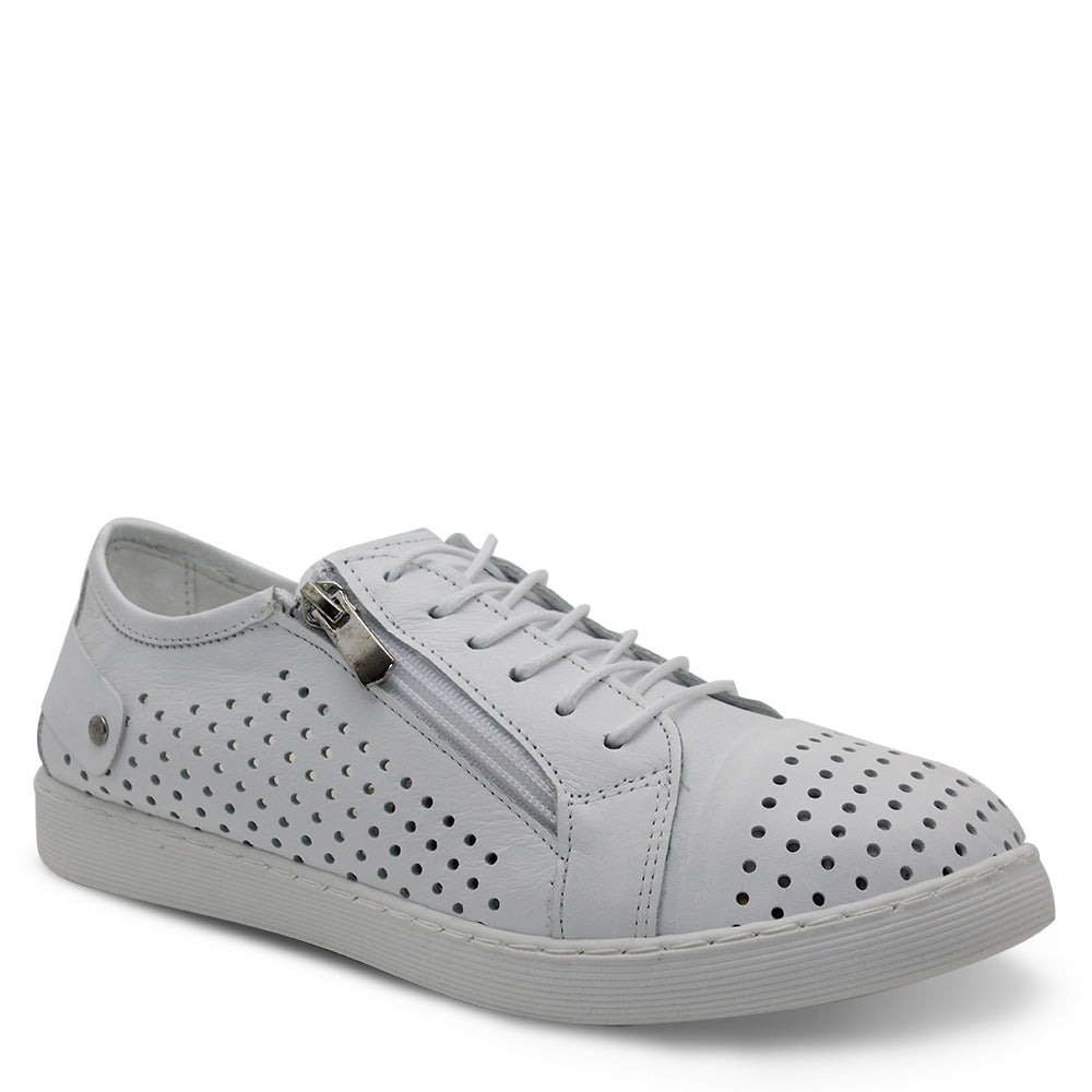Cabello EG17 White Womens Casual Sneaker