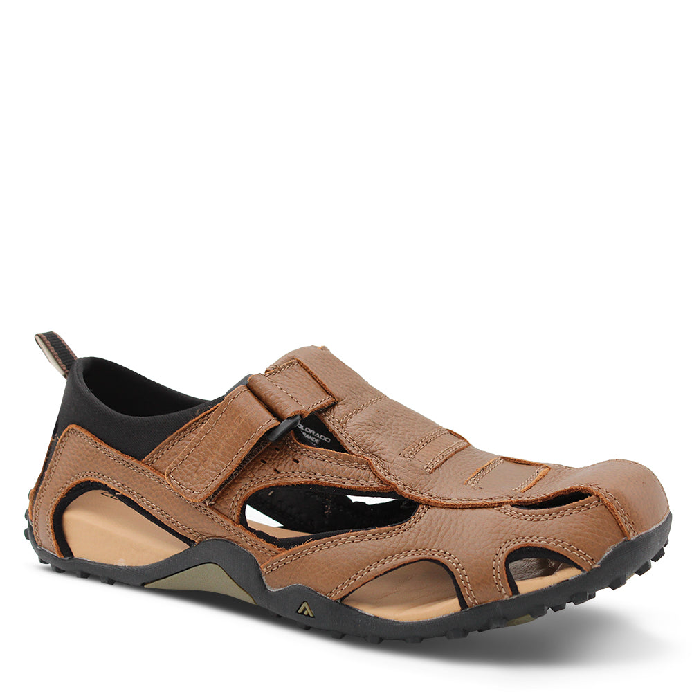 Colorado Grande Men's Leather Sandal Nutmeg