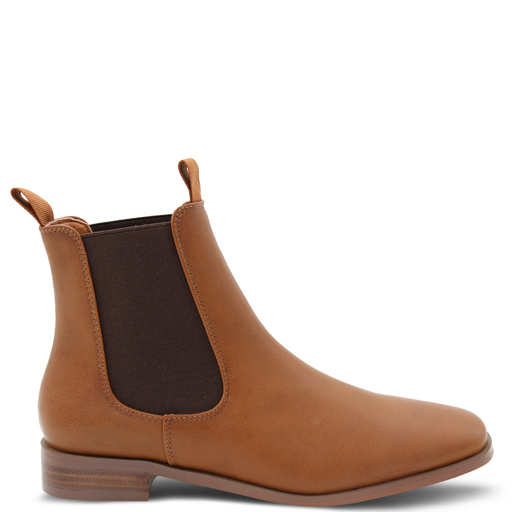 Verali Harper Women's Flat Boot Tan