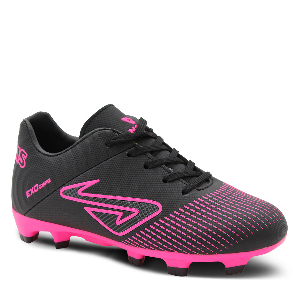 Nomis Immortal Kids Football Boots Black Pink