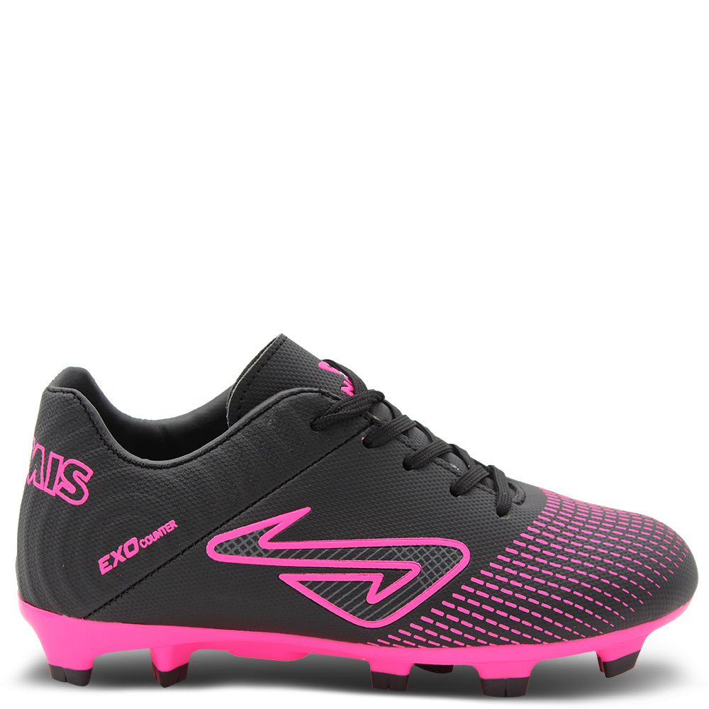 Nomis Immortal Kids Football Boots Black Pink
