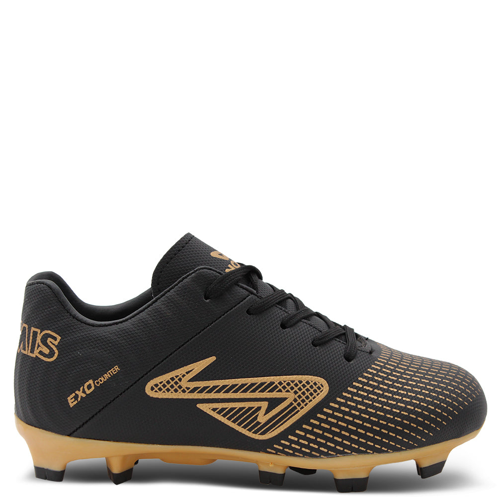 Nomis Immortal Kids Football Boots Black Gold