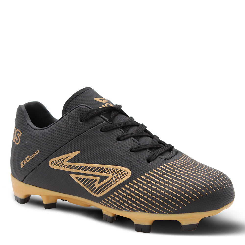 Nomis Immortal Kids Football Boots Black Gold