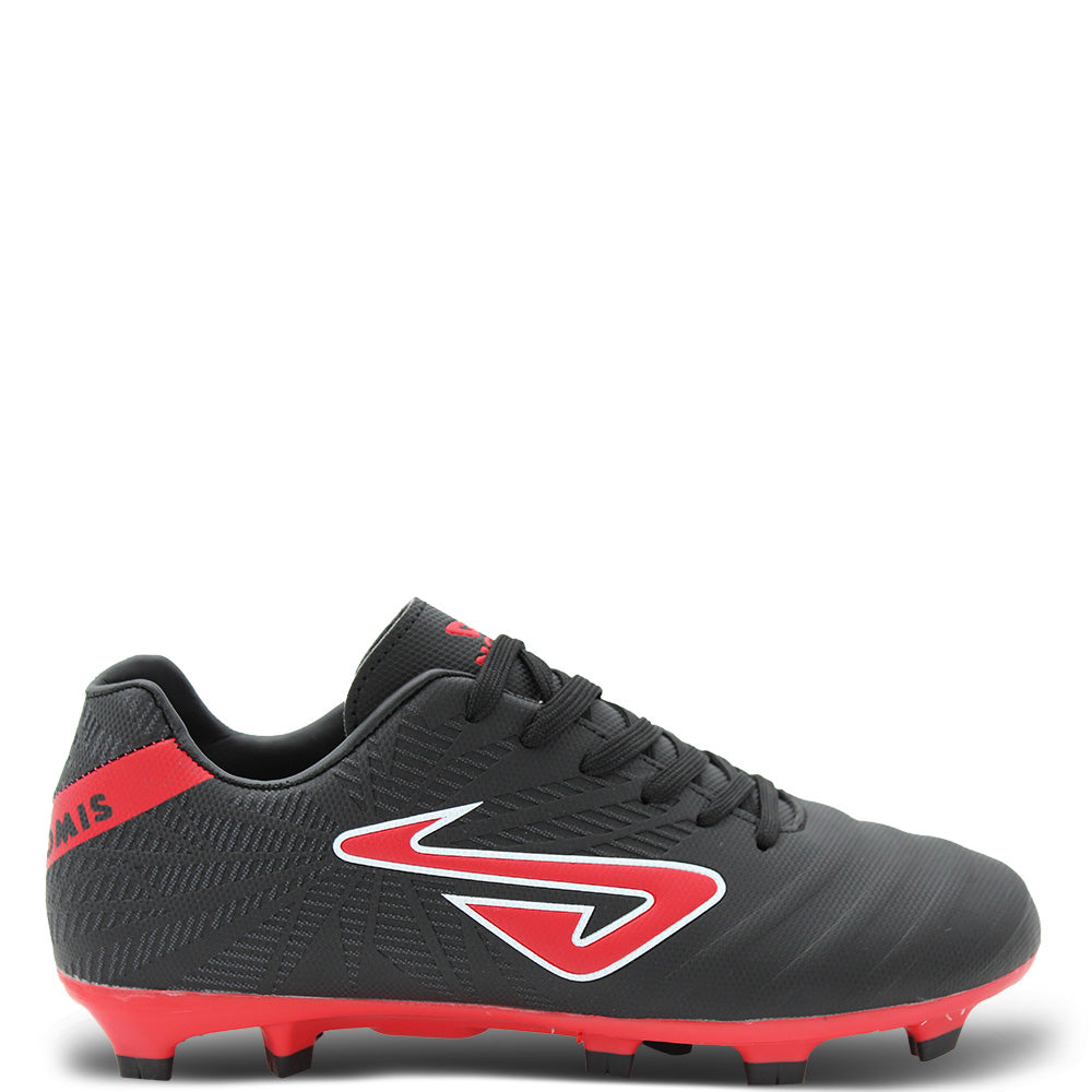 Nomis Immortal Kids Football Boots Black Red