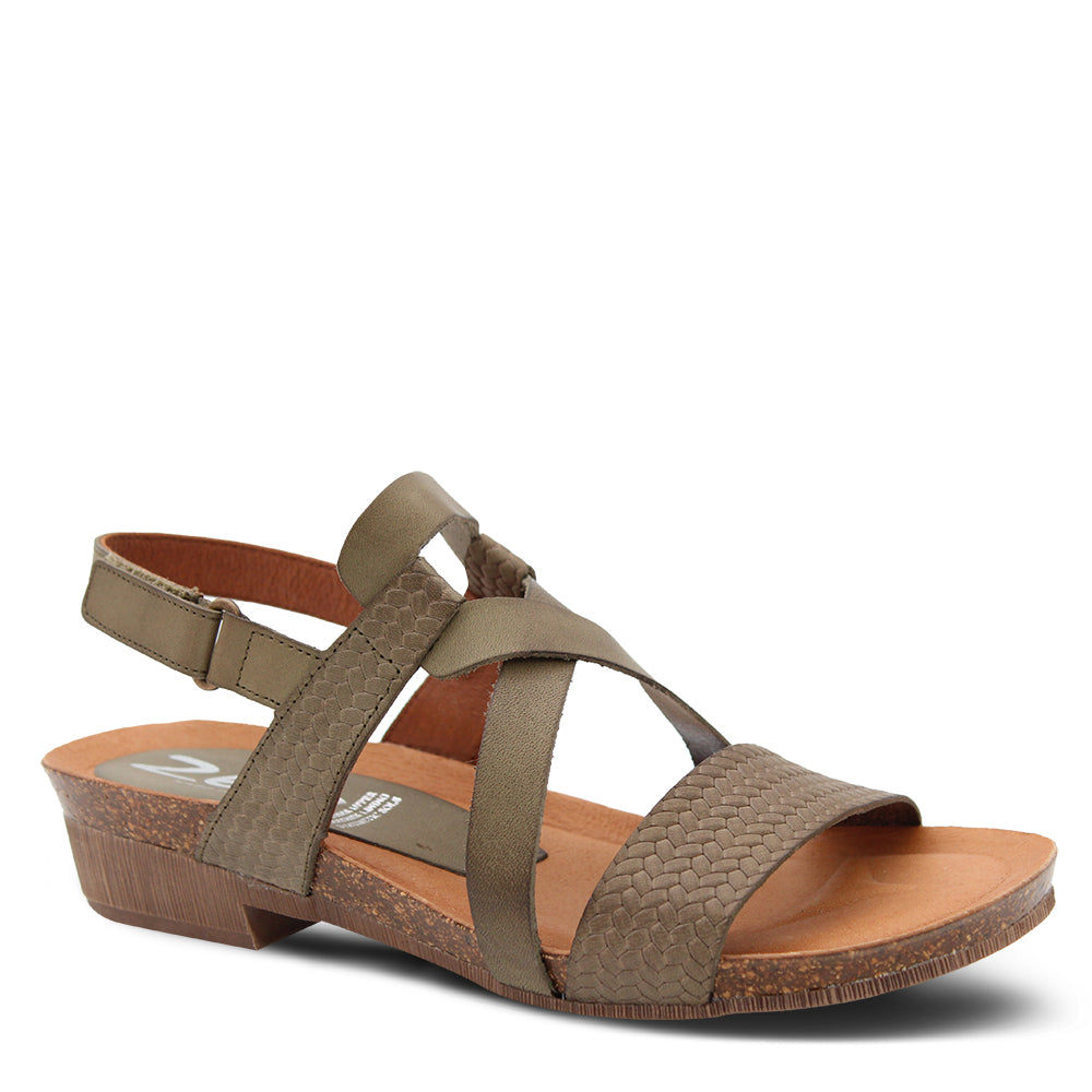 Zeta Islet Womens Flat Sandals Taupe