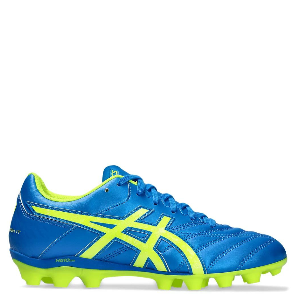 Asics Lethal Flash IT GS Kids Football Boot Blue Yellow