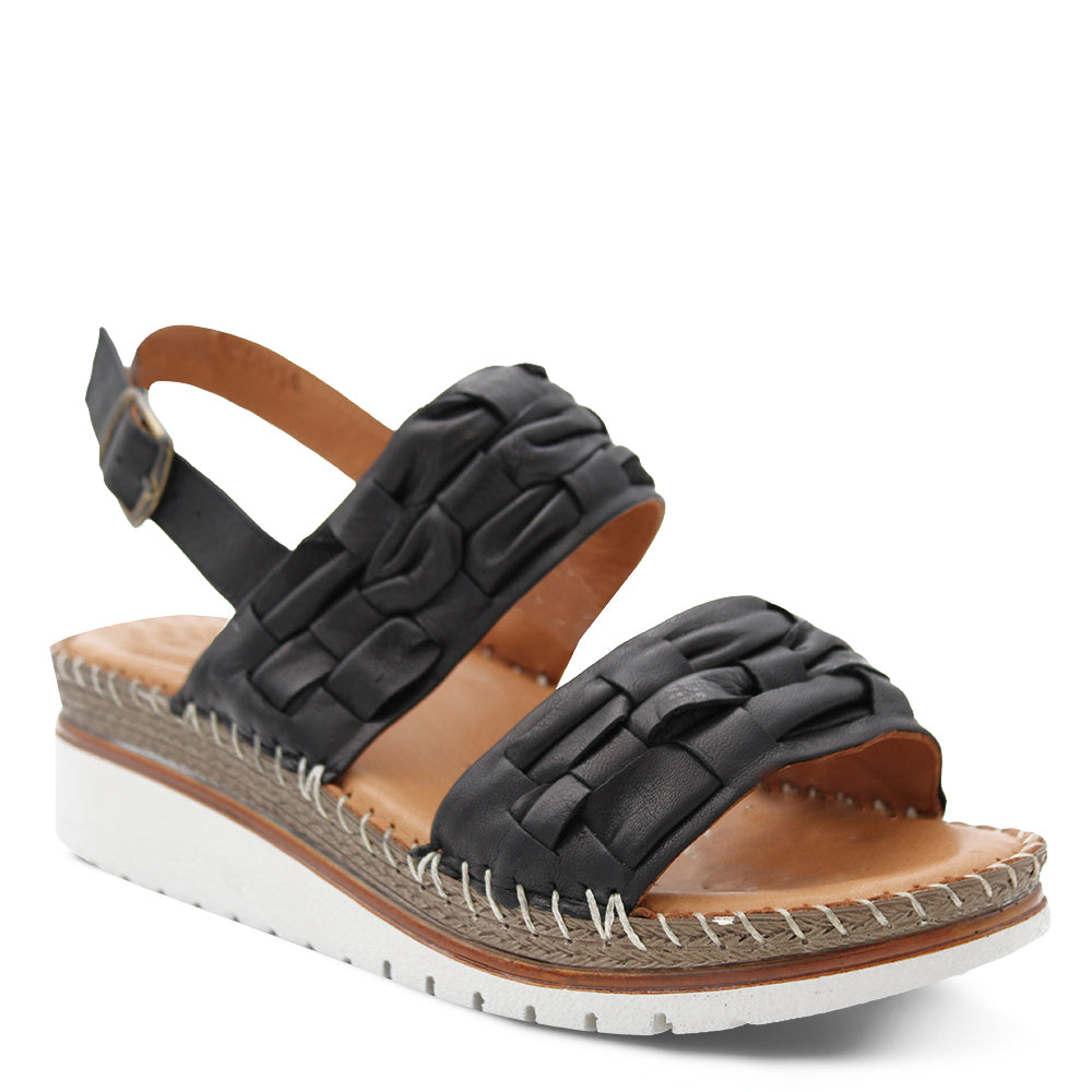 Sala Octavia Women's Wedge Sandals Black