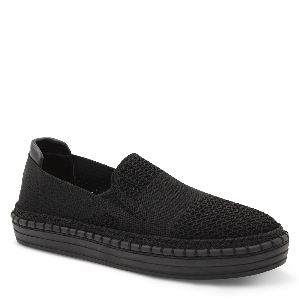 Verali Queen Women's Sneakers Slip On Style Black Black