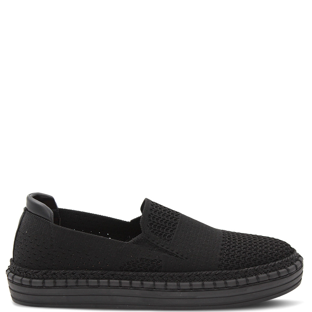 Verali Queen Women's Sneakers Slip On Style Black Black