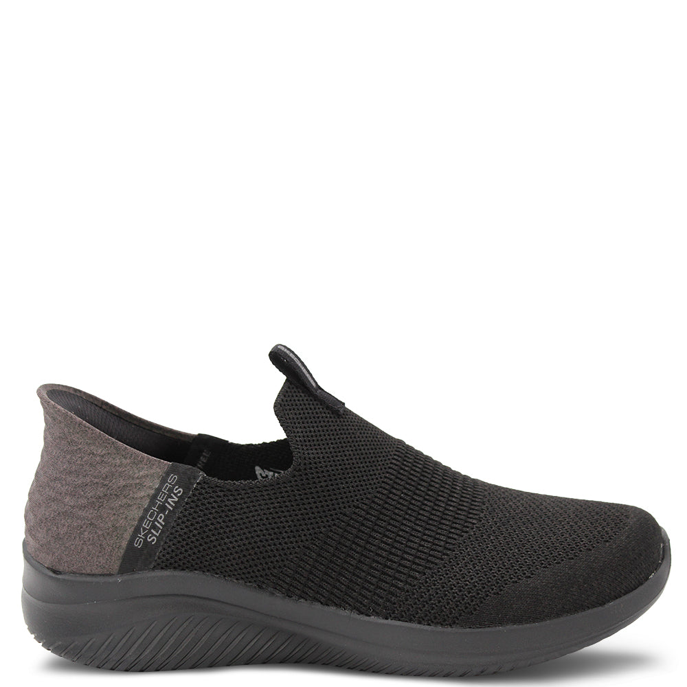 Skechers Smooth Step Ultra Flex 3.0 Slip On Sneakers Black