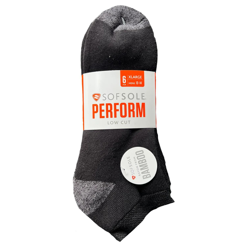 Sof Sol Perform Low Cut Socks Black