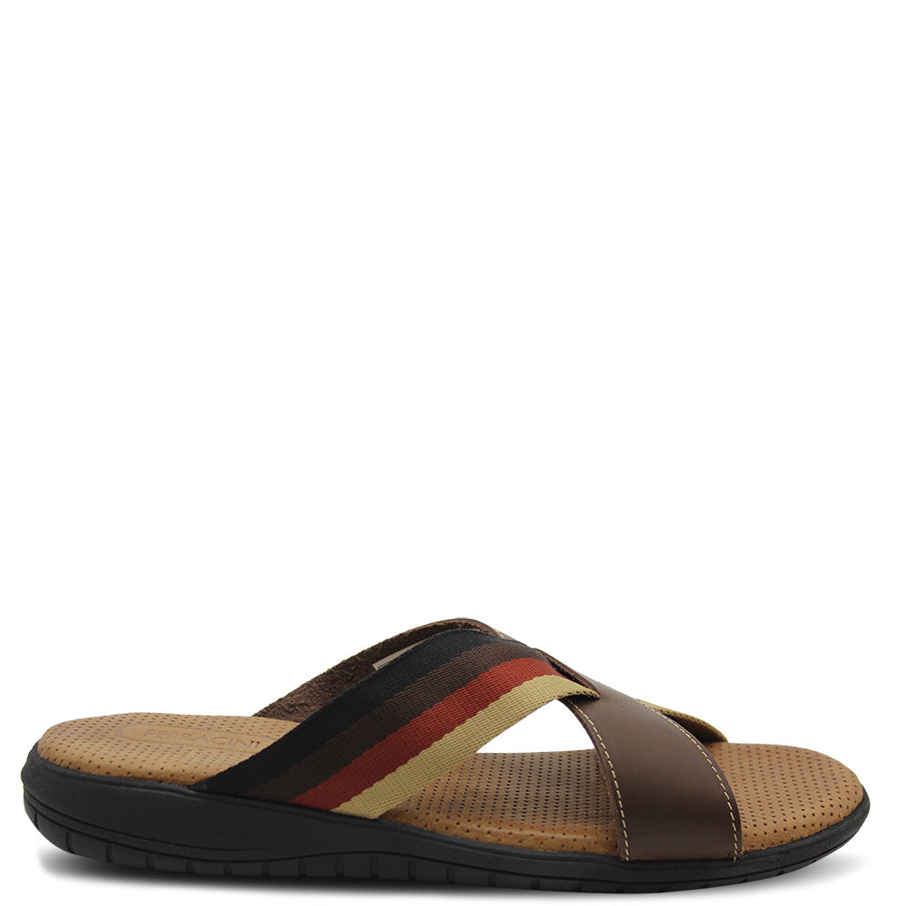 Ferracini Utah Men's Brown Slide
