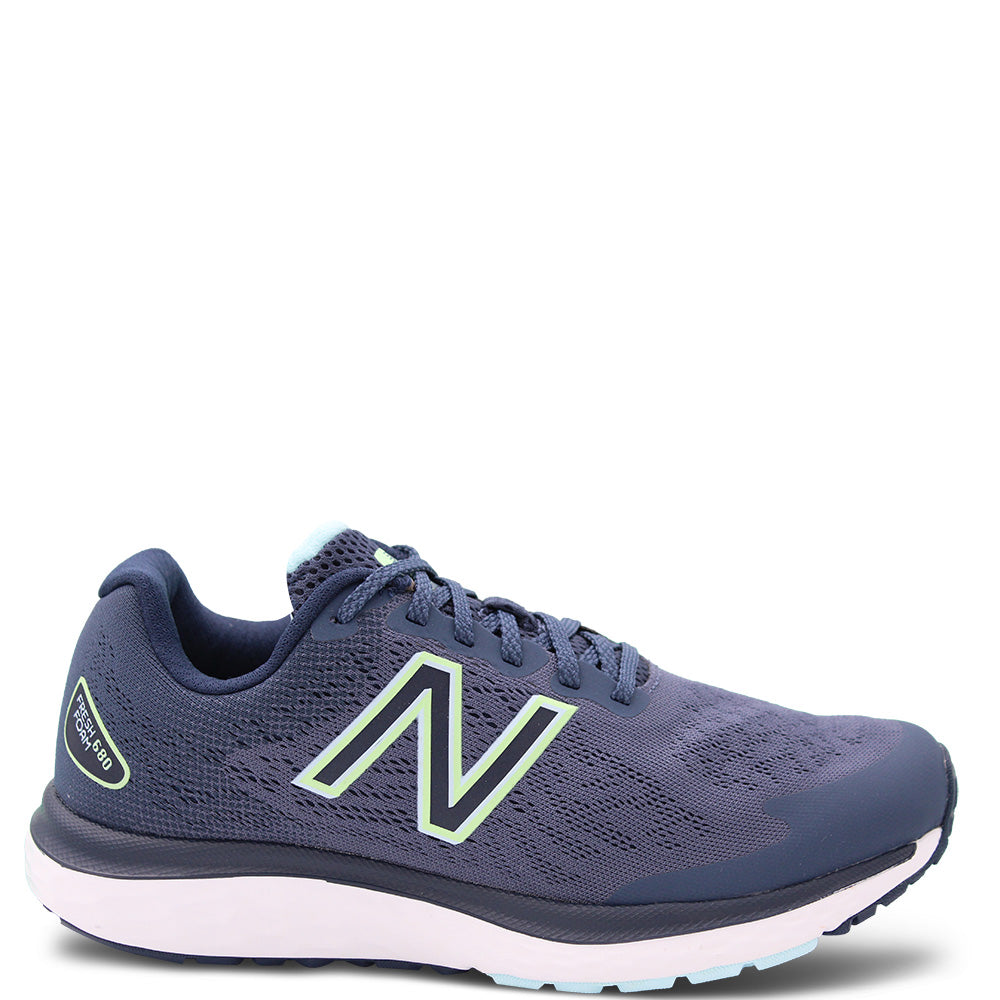 New Balance W680 V7 Women's Running Shoes Blue Green