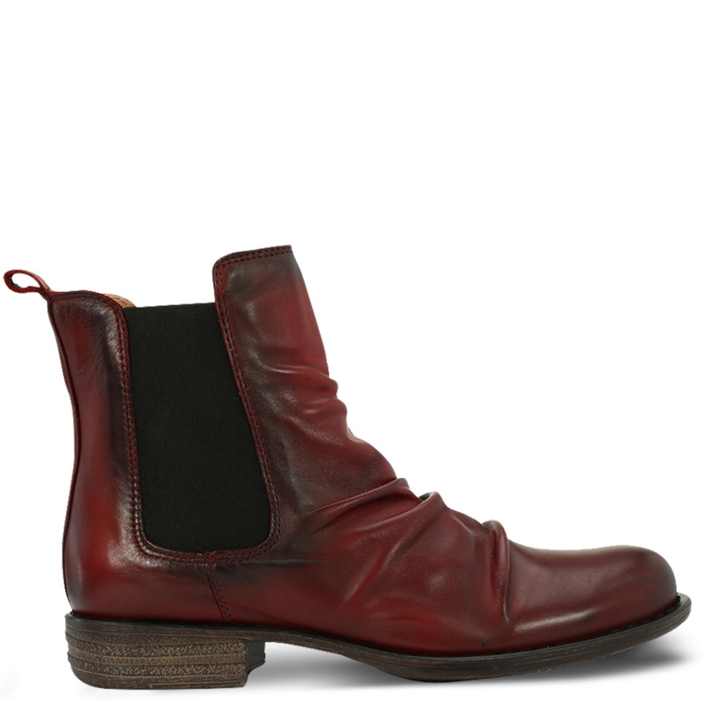 EOS Willo Women's Flat Boots Cherry