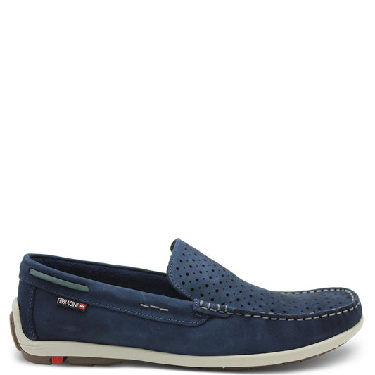 Ferracini Zeke Navy Men's Moccasin