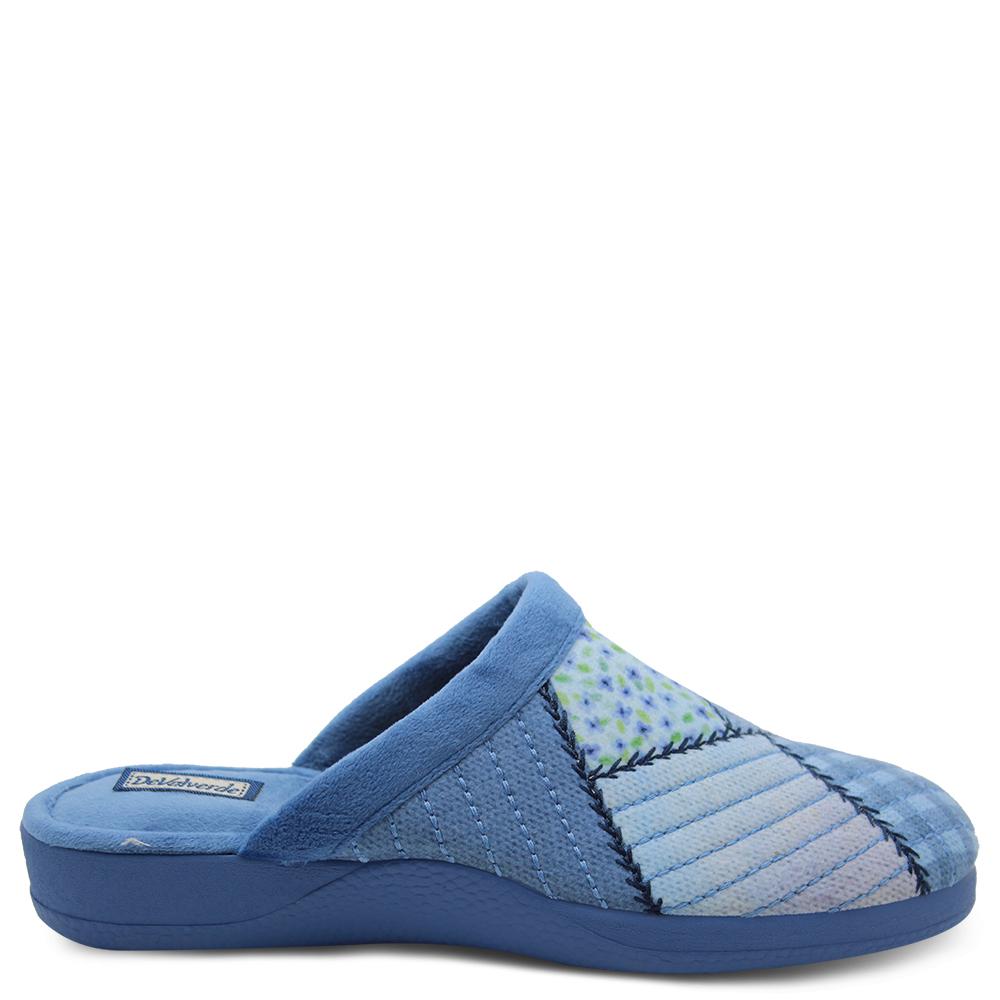 Devalverde 117 Blue multi womens slipper