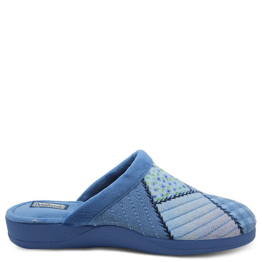 Devalverde 117 Blue multi womens slipper