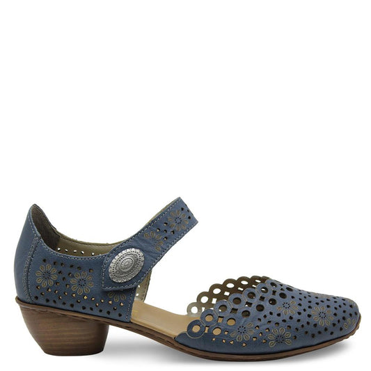 Rieker 43753 Womens Blue Sandal