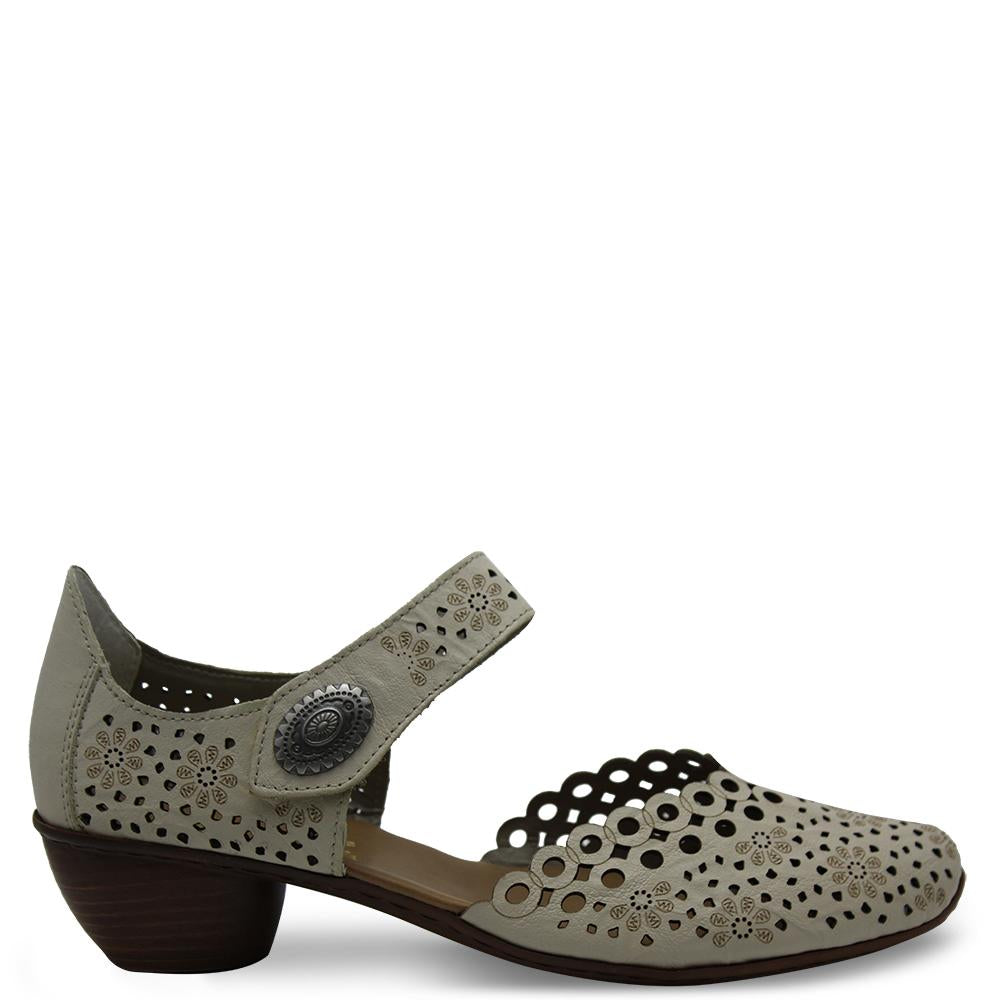 Rieker 43753 Womens Sandal bone