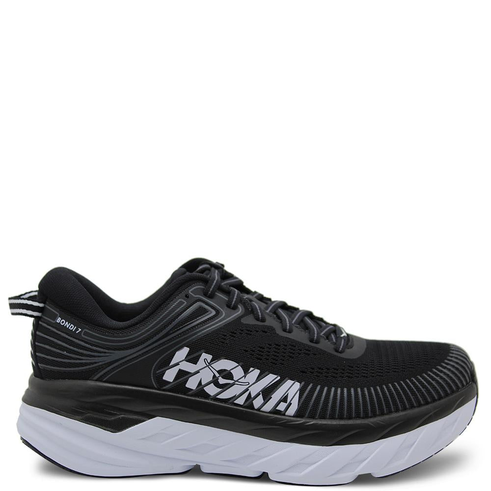 Hoka Bondi 7 Womens Black/White Runner