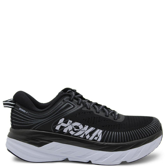 Hoka Bondi 7 Womens Black/White Runner