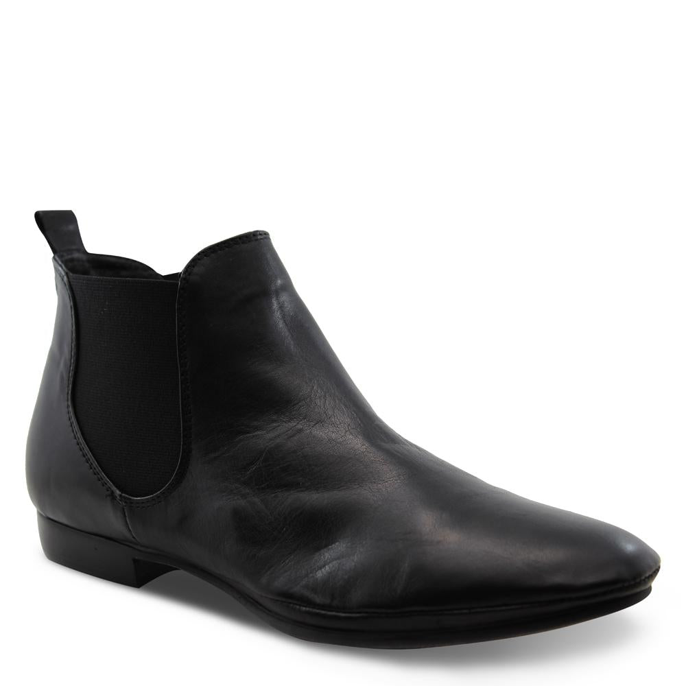 Eos Nila Black Slip On Womens Boot