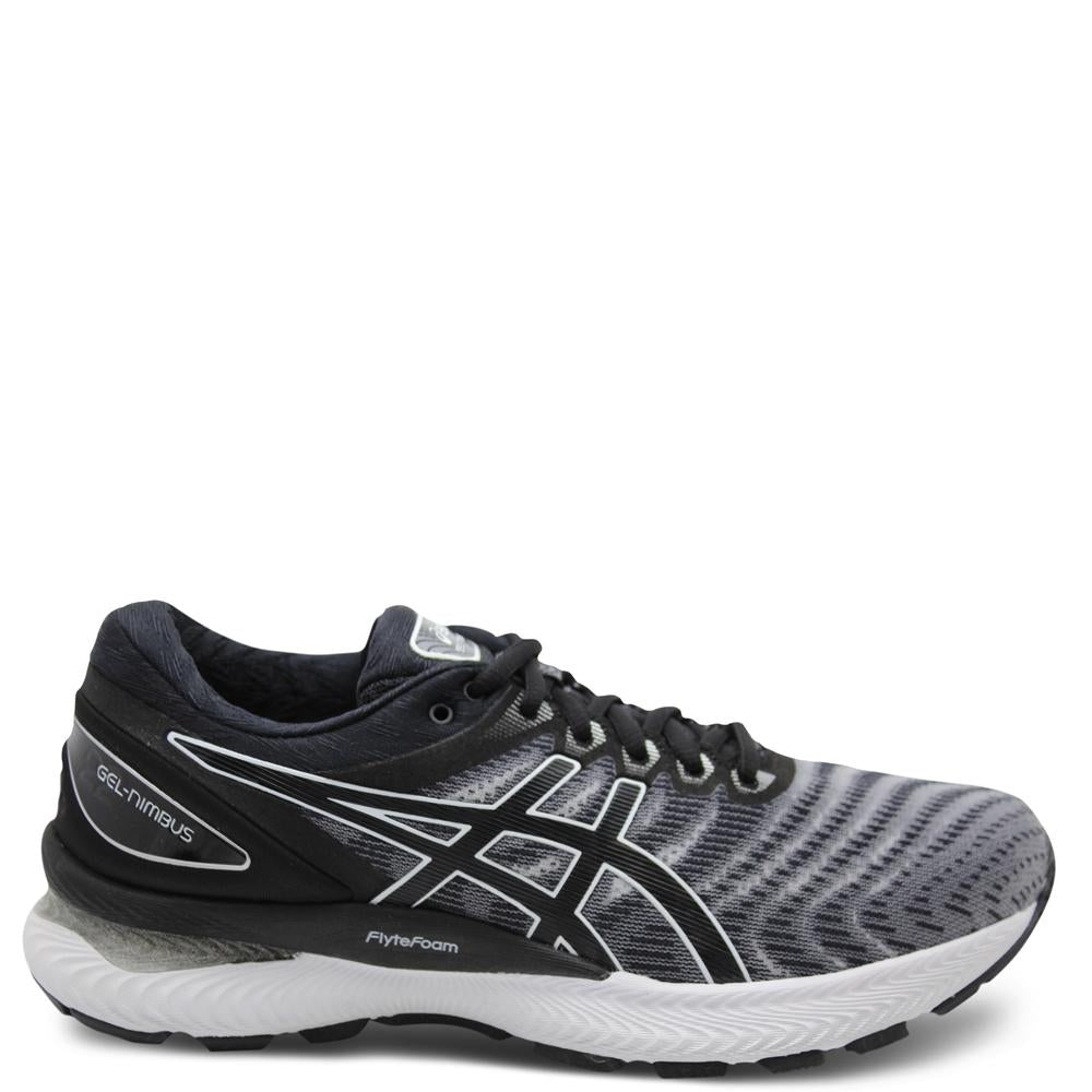 Asics Gel Nimbus 22 Mens 2E White/Black