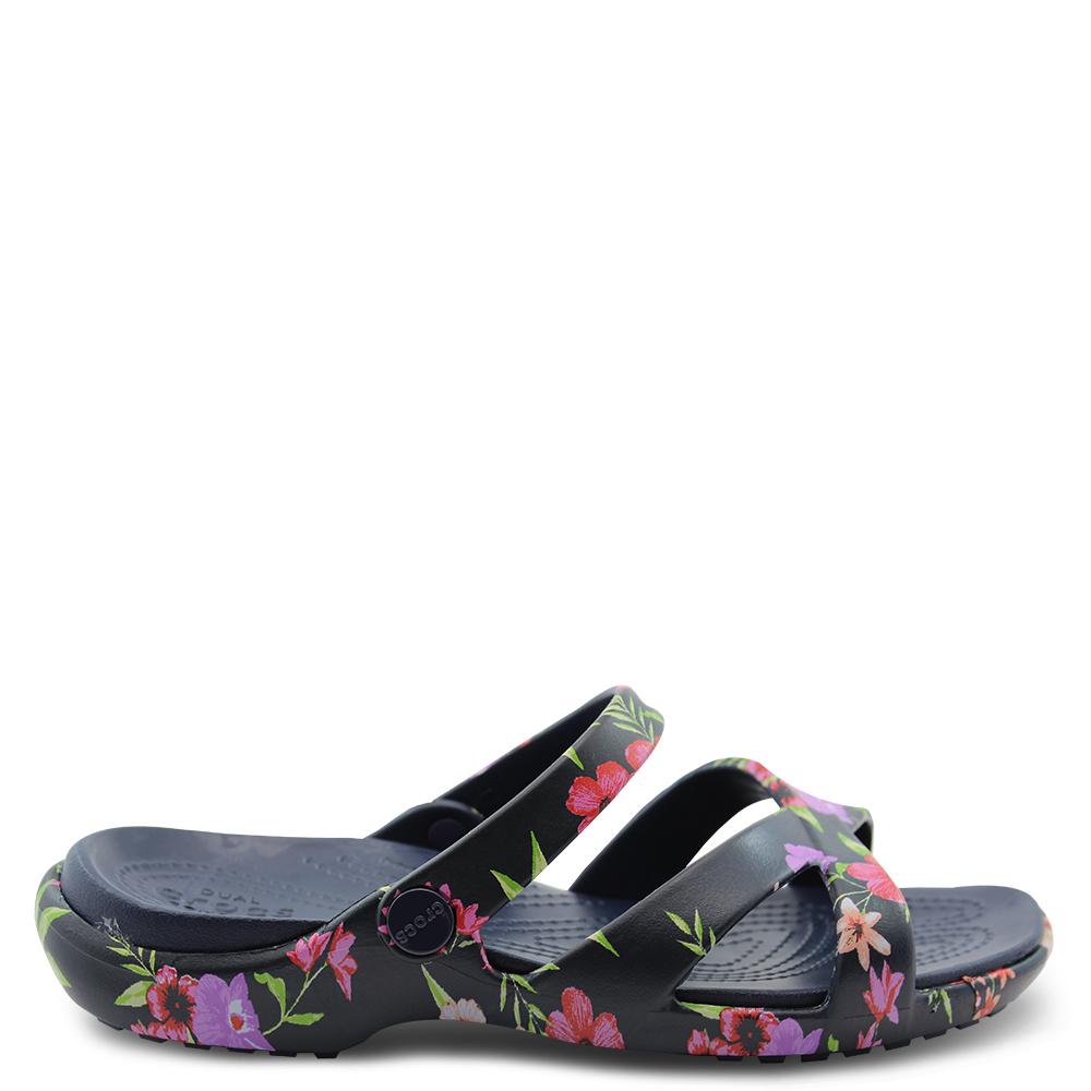 Crocs Meleen Tropical/Navy Womens slide